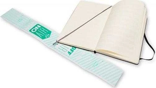 Moleskine MOLESKINE muzika L, 13x21cm, five- line, hardcover, 192 puslapiai, juoda