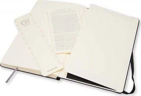 Moleskine MOLESKINE muzika L, 13x21cm, five- line, hardcover, 192 puslapiai, juoda