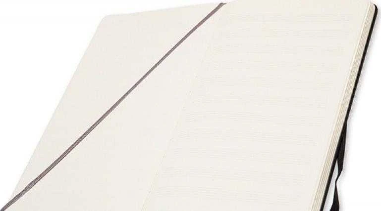 Moleskine MOLESKINE muzika L, 13x21cm, five- line, hardcover, 192 puslapiai, juoda