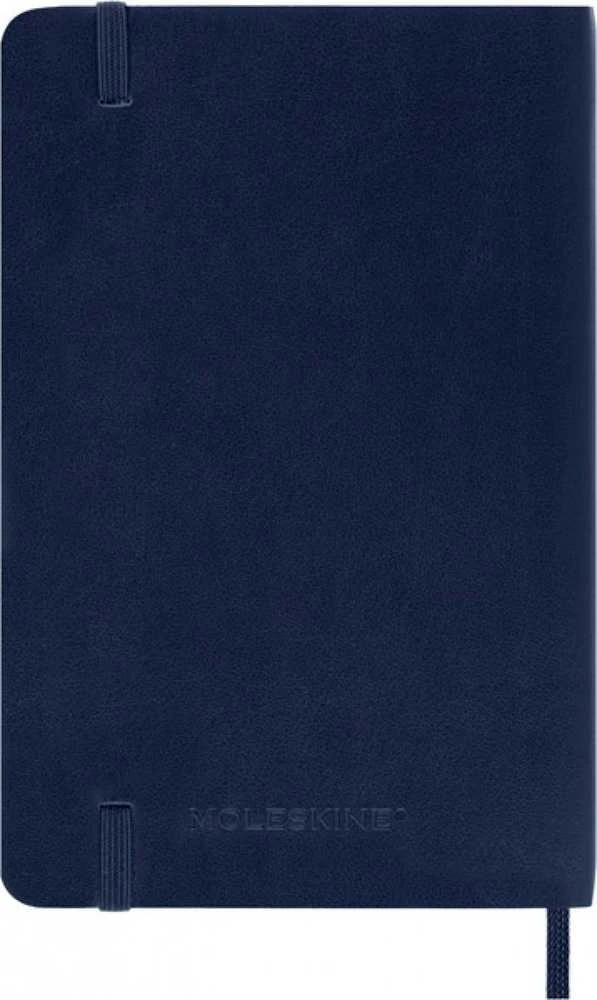 Užrašų knygutė Moleskine Classic 9x14cm, linijomis, minkštu viršeliu, mėlynos spalvos