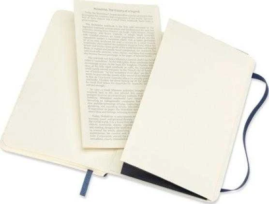 Užrašų knygutė Moleskine Classic 9x14cm, linijomis, minkštu viršeliu, mėlynos spalvos
