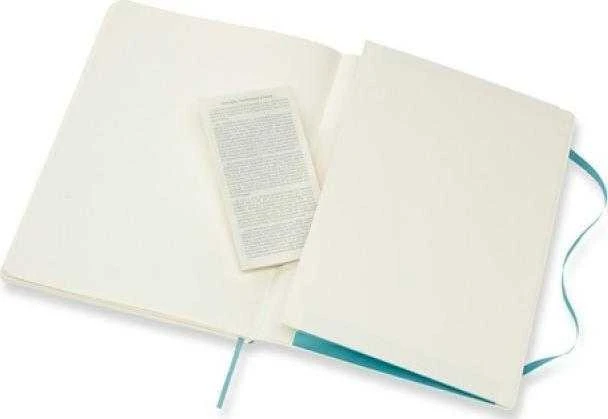 Moleskine MOLESKINE Pastabos XL (19x25 cm) linija, minkštas nustatymas, rifas mėlyna, 192 puslapių, mėlyna