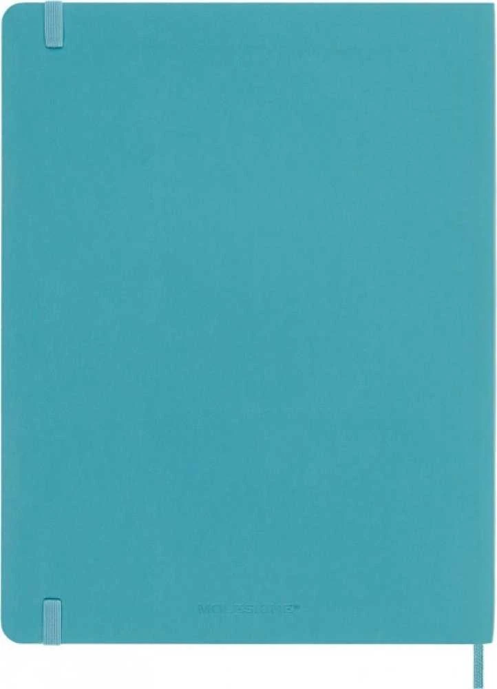 Moleskine MOLESKINE Pastabos XL (19x25 cm) linija, minkštas nustatymas, rifas mėlyna, 192 puslapių, mėlyna