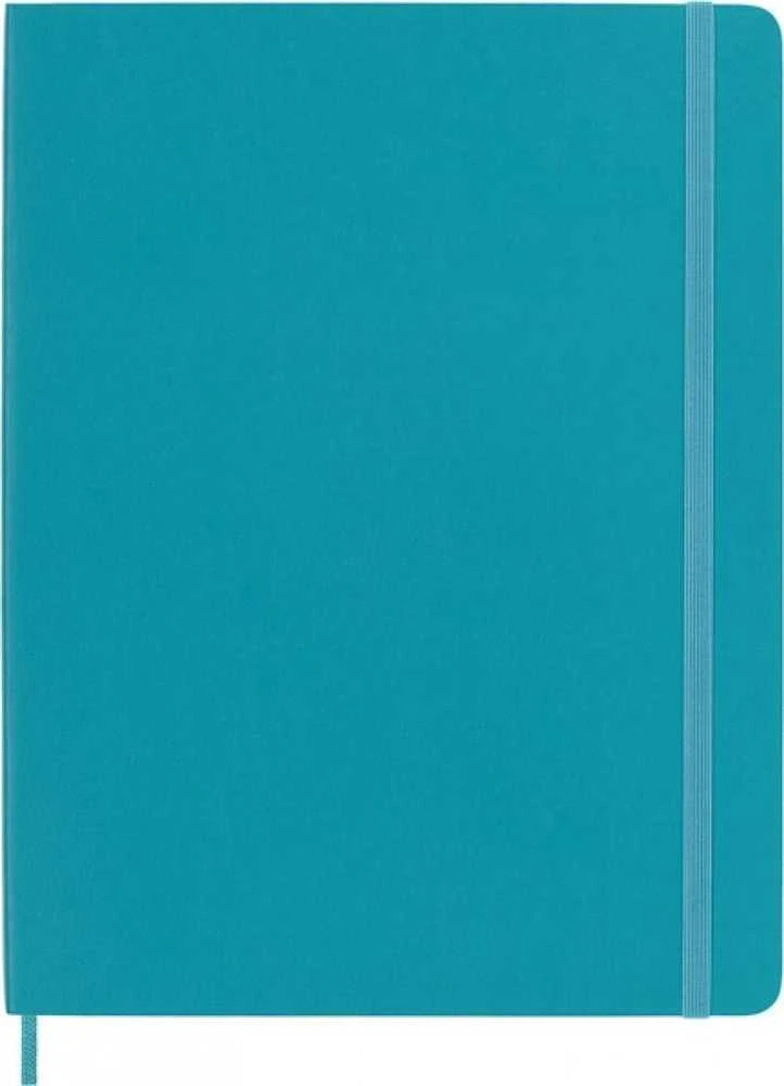 Moleskine MOLESKINE Pastabos XL (19x25 cm) linija, minkštas nustatymas, rifas mėlyna, 192 puslapių, mėlyna