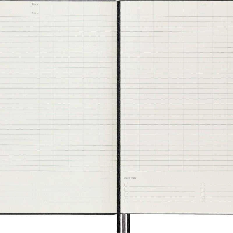 Moleskine Notes MOLESKINE PRO Project Planner XL (19x25 cm) kietu viršeliu, juoda