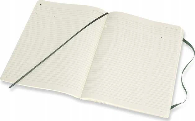 Moleskine MOLESKINE Professional XL sąsiuvinis (19x25 cm), minkštu viršeliu, miško žalia, 192 puslapiai, žalia