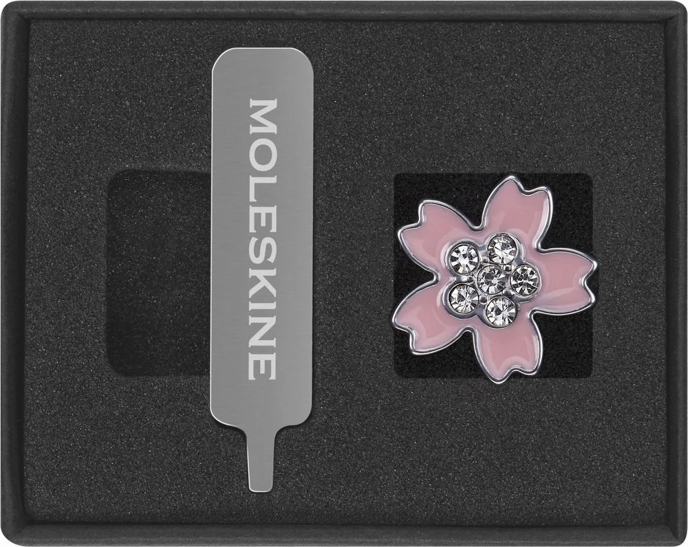 „Moleskine“ MOLESKINE „Sakura“ segtukas „Crystal Flower 2025“, rožinis