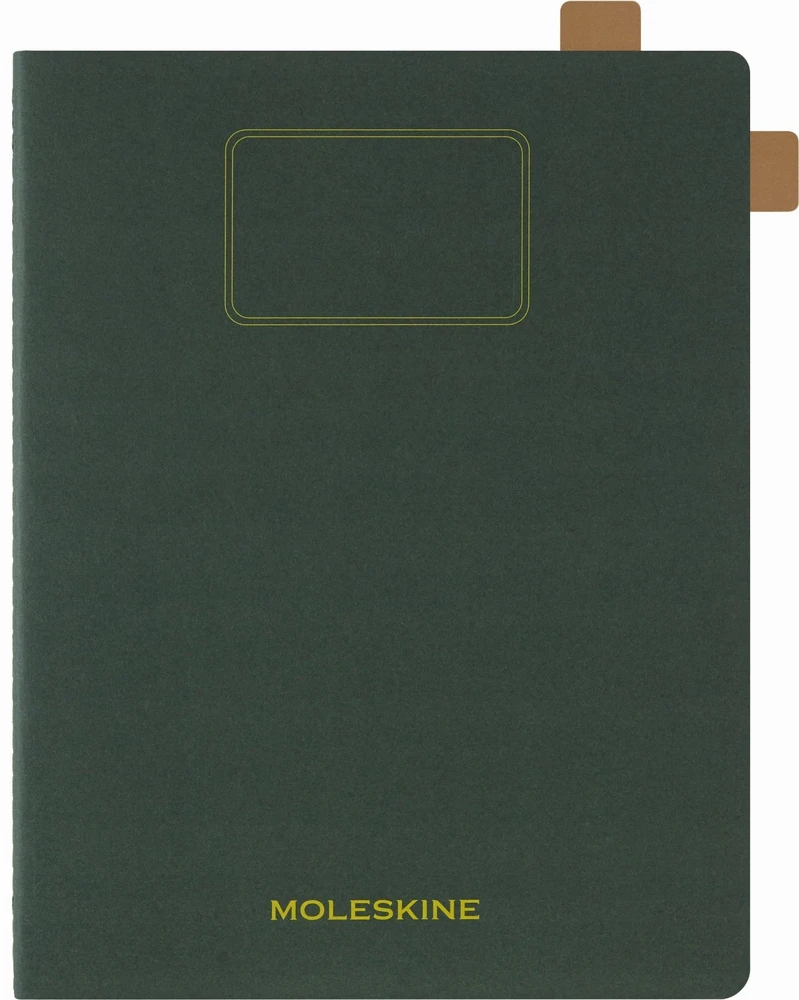 Moleskine MOLESKINE studentų kalendorius, XXL, su linijomis, 21,6x27,9 cm, mirtų žalia