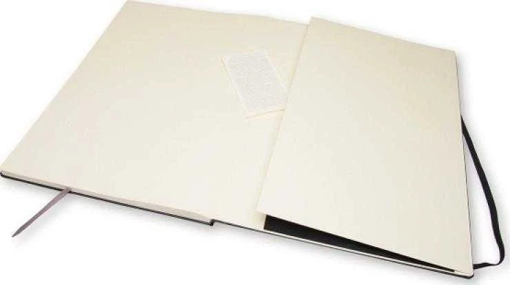 Užrašų knygutė Moleskine Sketchbooks A3, baltais lapais, kietu viršeliu, juodos spalvos
