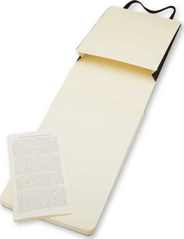 Moleskine Soft Cover Pocket Ruled Reporter Notebook: Juodas