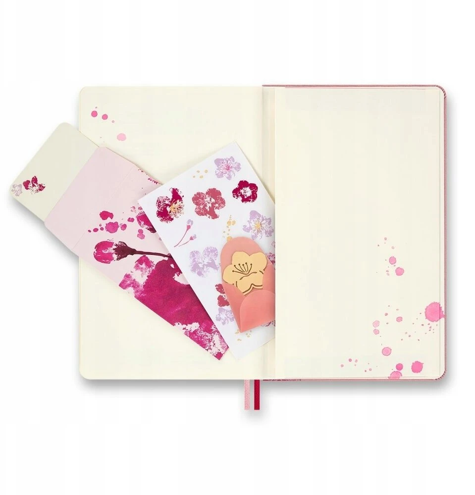 Moleskine Notes 2026 Sakura, L, 13x21cm, lygus, komplekte (MS-9278618)