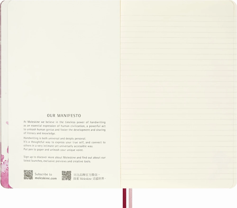 Moleskine Notes 2026 Sakura, L, 13x21cm, w linijos (MS-9278588)