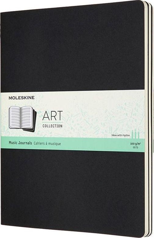 Moleskine Notes XL Music Cahier linija, žema kaina Varle.lt