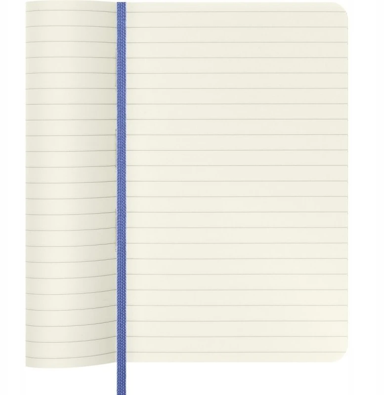 „Moleskine Notes“ MOLESKINE Classic P (9x14cm), linijuotas, minkštais viršeliais, 192 puslapiai, hortenzijų mėlynumo