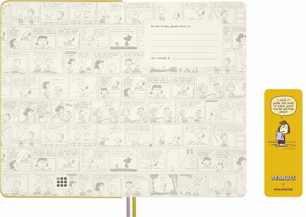 Moleskine Užrašų knygelė MOLESKINE Peanuts Patty 2025, L, 13x21cm, su linijomis, riboto leidimo