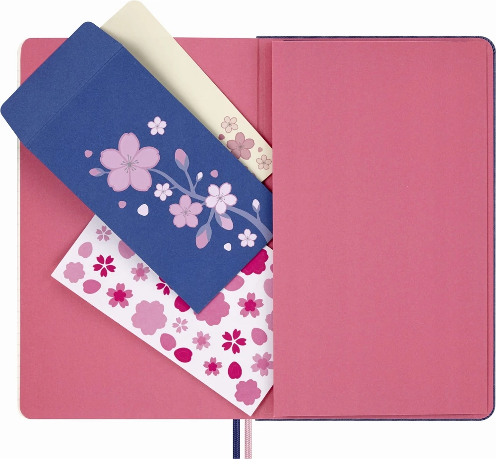 Moleskine Notes MOLESKINE Sakura 2025, L, 13x21cm, w linijos, dėžutėje