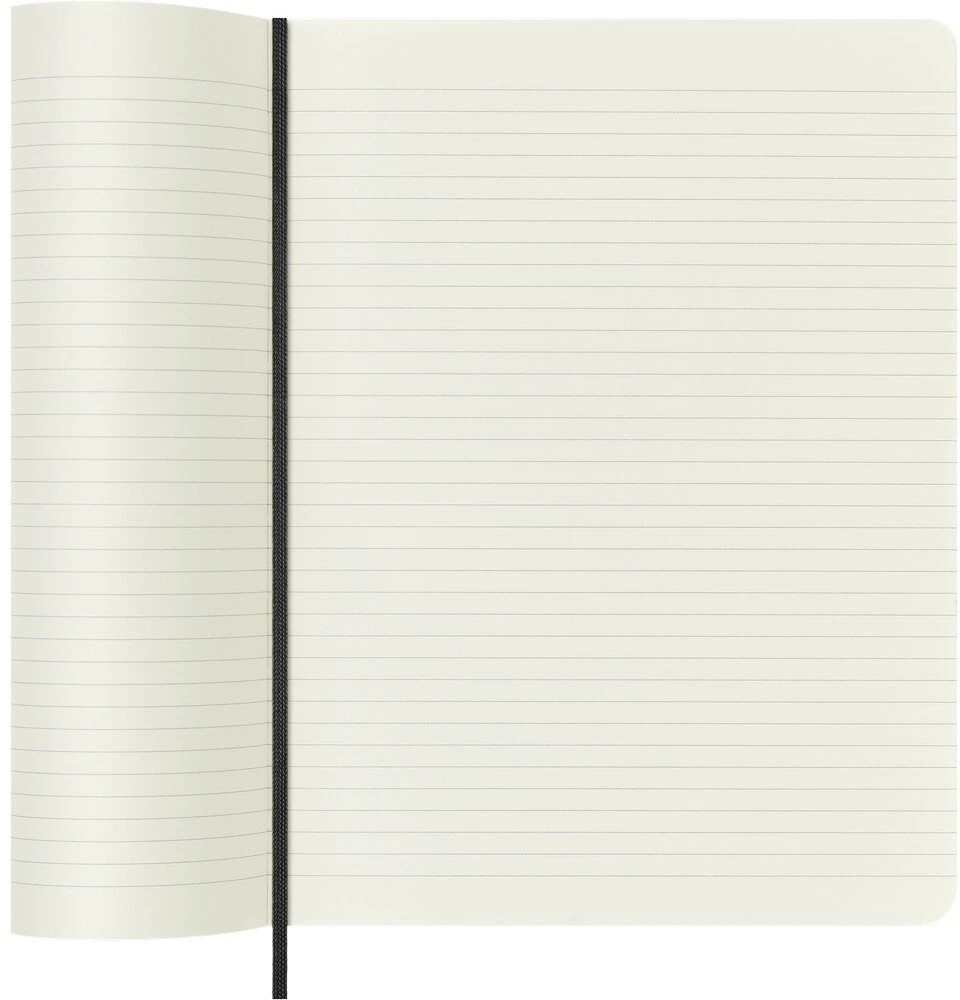 Moleskine Notes Pro, riboto leidimo Boa Synthetic, XL, linijuotas, juodas, dėžutėje (MS-8859485)