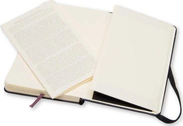 Užrašų knygutė Moleskine Sketchbooks 9x14cm, baltais lapais, kietu viršeliu, juodos spalvos