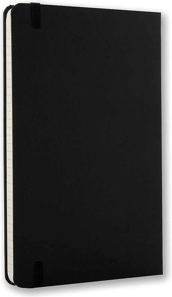Moleskine Staff Užrašų knygutė Moleskine Classic 13x21cm, linijomis, kietu viršeliu, juodos spalvos