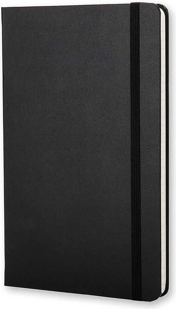 Moleskine Staff Užrašų knygutė Moleskine Classic 13x21cm, linijomis, kietu viršeliu, juodos spalvos