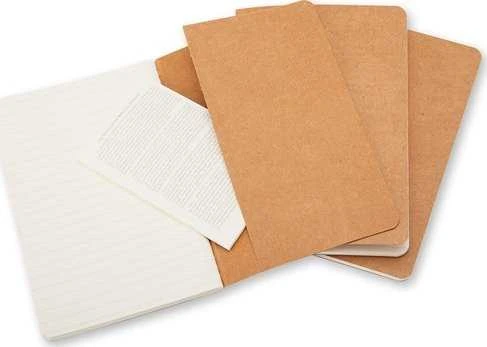 Moleskine Ruled Cahier - Kraft Cover (3 Set)