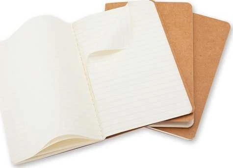 Moleskine Ruled Cahier - Kraft Cover (3 Set)