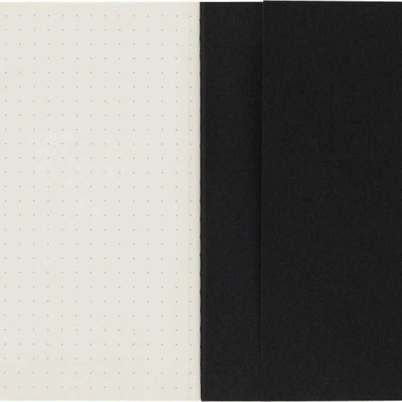 Užrašų knygelė Moleskine Cahier, 9x14cm,taškuotais lapais, minkštu viršeliu, juodos spalvos