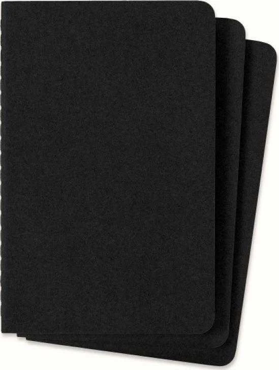 Užrašų knygelė Moleskine Cahier, 9x14cm,taškuotais lapais, minkštu viršeliu, juodos spalvos