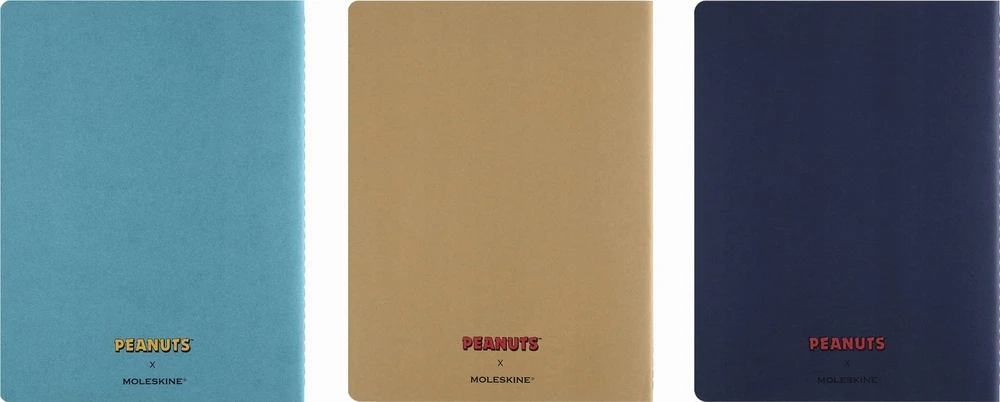 Moleskine 3 sąsiuvinių rinkinys MOLESKINE Peanuts Bundle 2025, XL, 19x25 cm, liniuotė