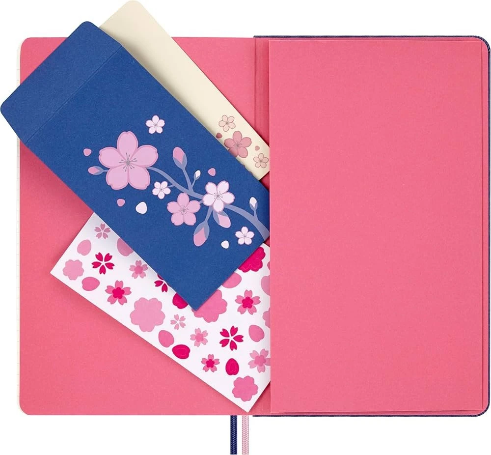 Moleskine Notes MOLESKINE Sakura 2025, L, 13x21cm, su linijomis, riboto leidimo