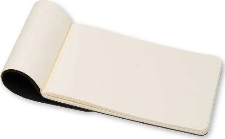 Užrašų knygutė Moleskine Sketch Album 9x14cm, baltais lapais, minkštu viršeliu, juodos spalvos