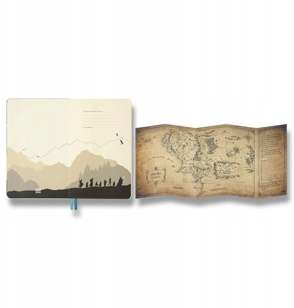 Moleskine Užrašų knygelė 2026 LOTR Aragorn, L, 13x21cm, su linijomis (MS-1512938)