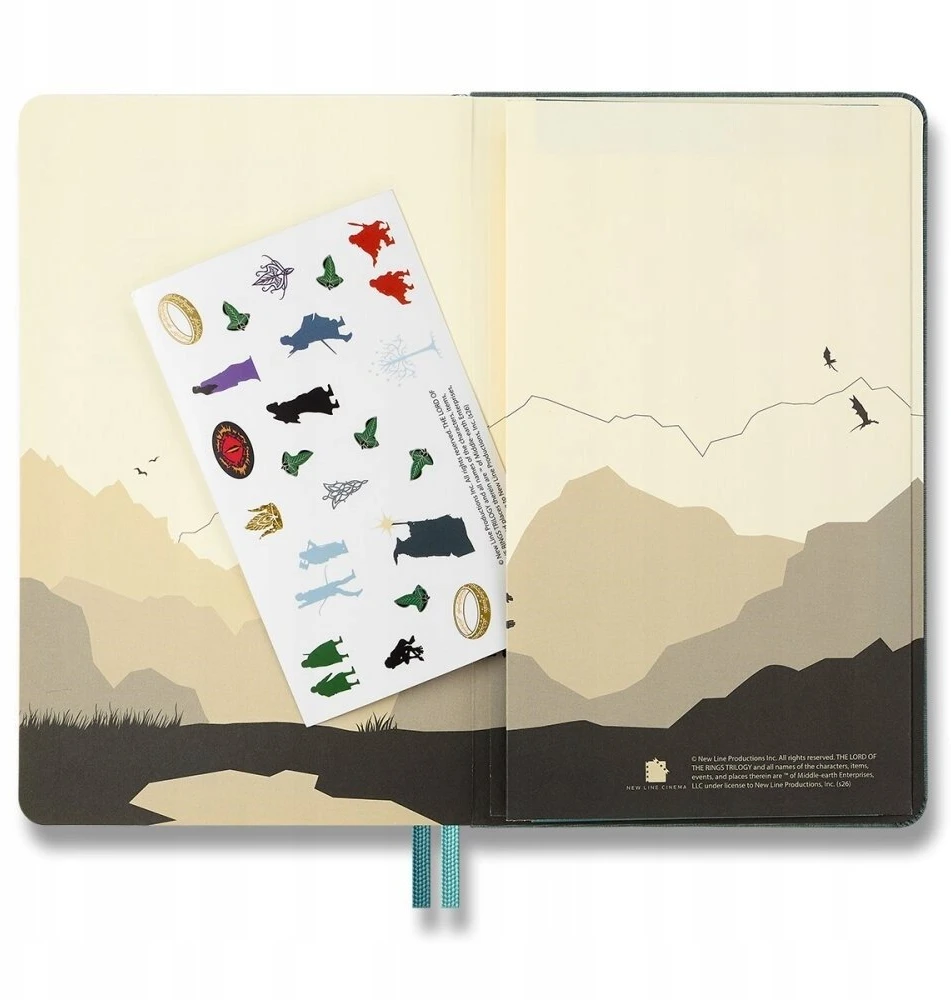 Moleskine Užrašų knygelė 2026 LOTR Aragorn, L, 13x21cm, su linijomis (MS-1512938)