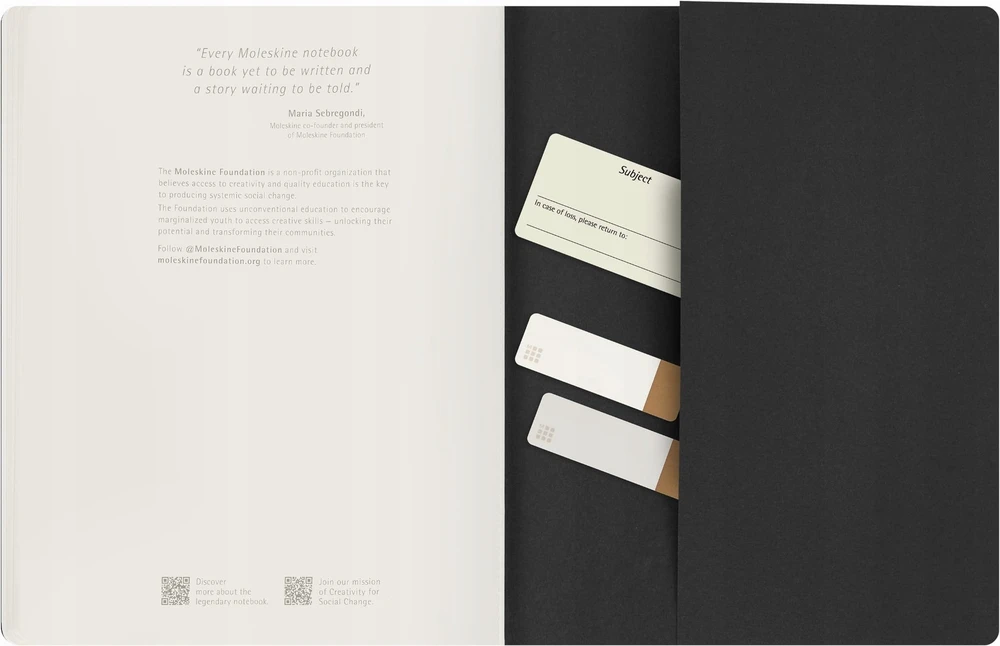 Moleskine Sąsiuvinis MOLESKINE Student Cahier, XXL, lygus, 21,6x27,9cm, juodas
