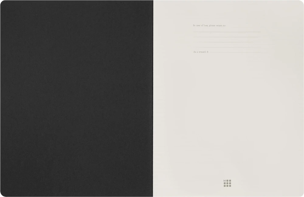 KNYGA Bookshop „Moleskine“ studentų ypač didelis užrašų sąsiuvinis