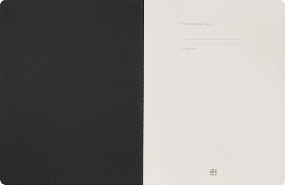 Moleskine Sąsiuvinis MOLESKINE Student Cahier, XXL, lygus, 21,6x27,9cm, juodas