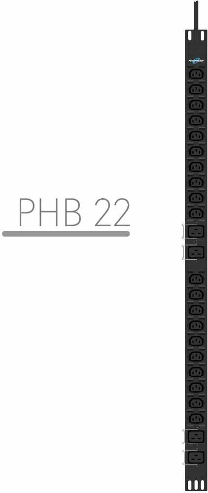 Molex Pn POWER STRIP RACK PDU 19" POWERWALKER 16A 20X IEC C13 4X IEC C19 3M IEC C20 VERTICAL Juoda
