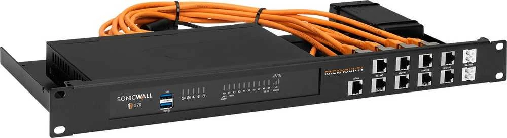 Rackmount.IT rinkinys, skirtas „SonicWall TZ570W“ ekranuotam