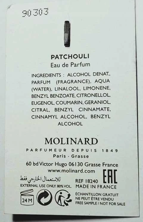 Molinard, Les Elements - Vanille, Eau De Parfum, For Women, 1 ml *Vial