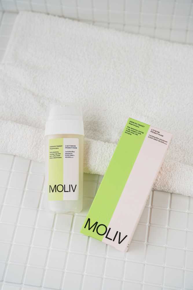 Usorteret Moliv BE`LIV Atstatomasis veido kremas su gyvais probiotikais 30ml