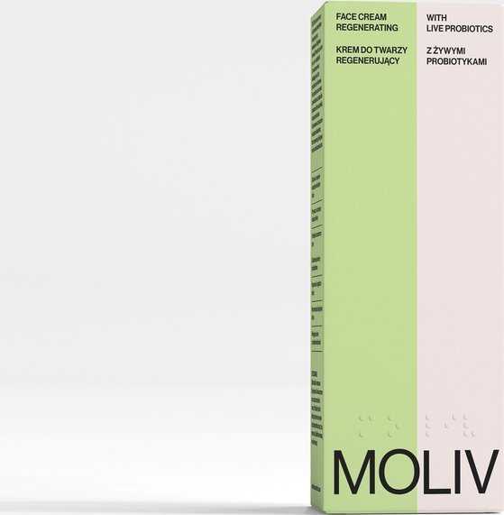 Usorteret Moliv BE`LIV Atstatomasis veido kremas su gyvais probiotikais 30ml
