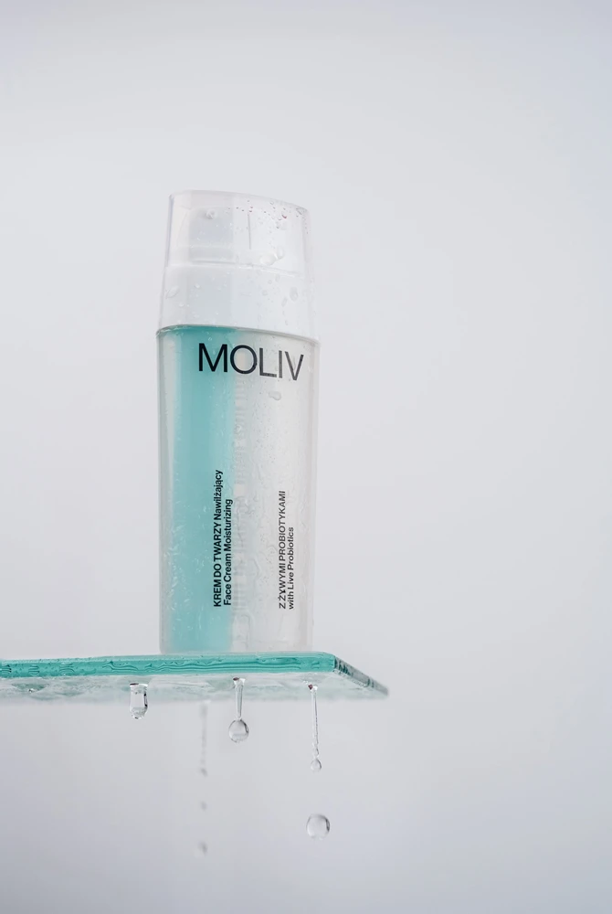Moliv BE`LIV drėkinantis veido kremas su gyvais probiotikais 30ml