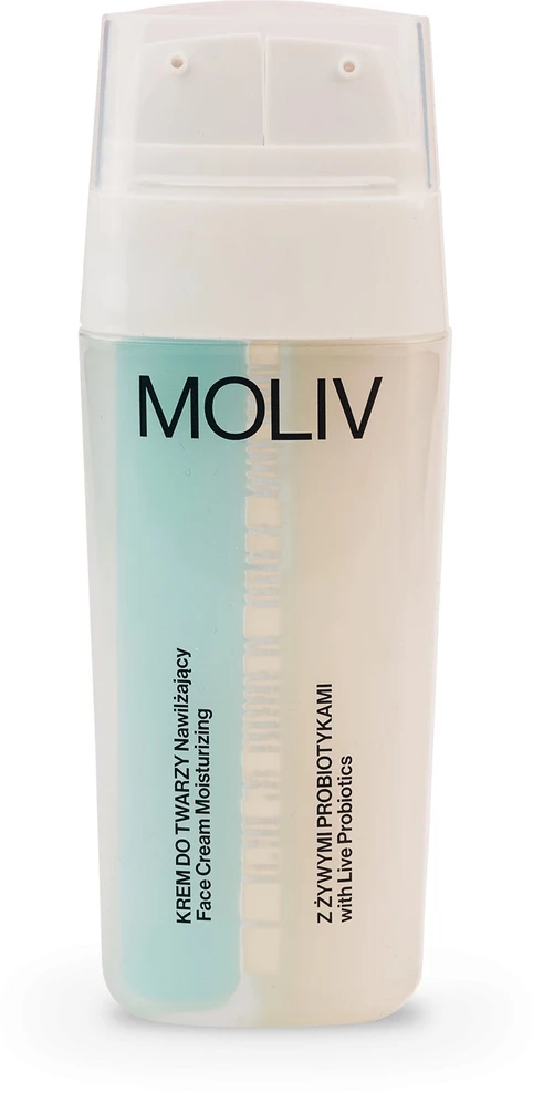 Moliv BE`LIV drėkinantis veido kremas su gyvais probiotikais 30ml