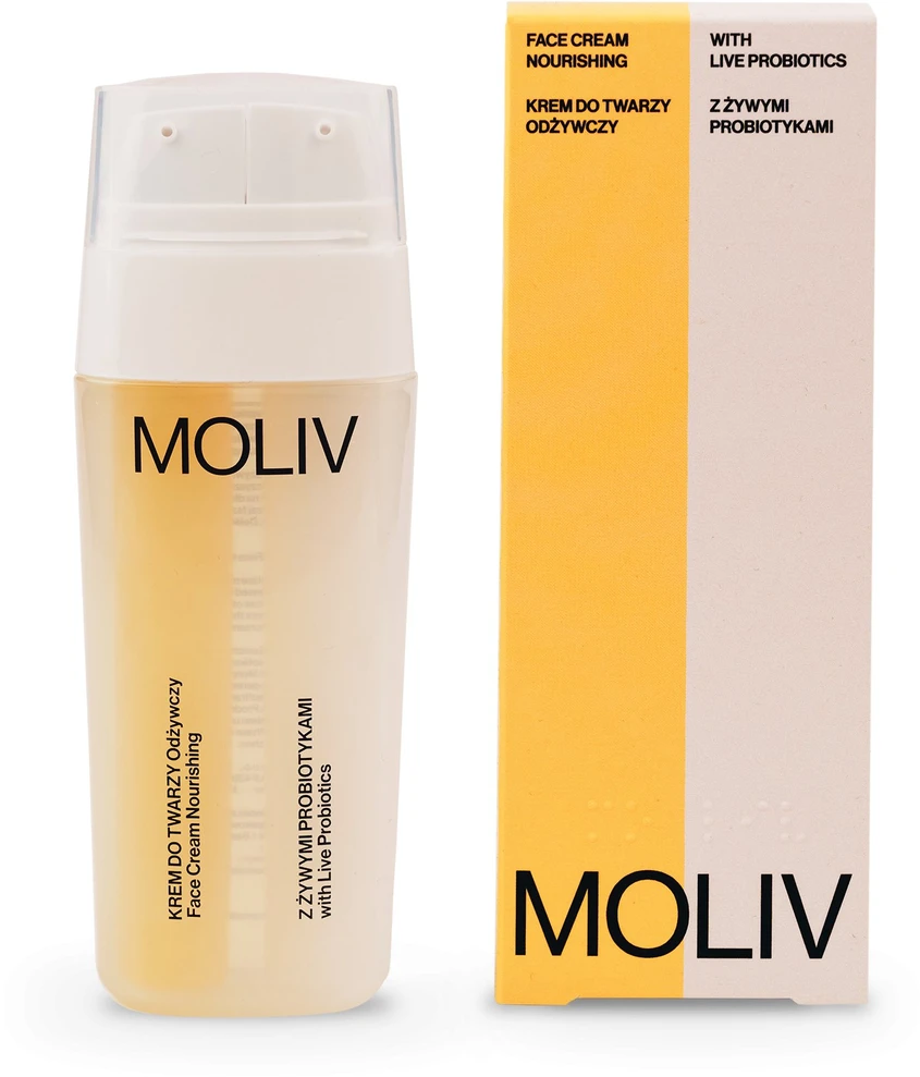 Nezatříděno Moliv BE`LIV Maistinė veido kremas su gyvų probiotikų 30ml
