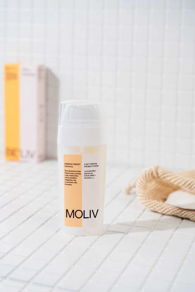 Nezatříděno Moliv BE`LIV Maistinė veido kremas su gyvų probiotikų 30ml