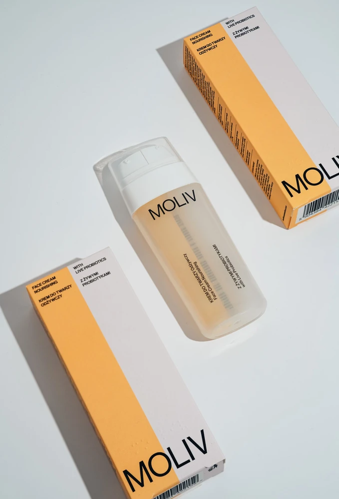 Nezatříděno Moliv BE`LIV Maistinė veido kremas su gyvų probiotikų 30ml