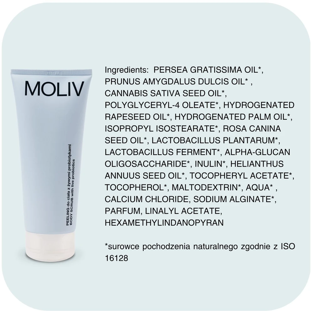 Molio MOLIV Kūno šveitiklis su gyvais probiotikais 200ml