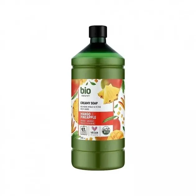 Bio Naturell skystas muilas rankoms su mangais ir ananasais, 946 ml