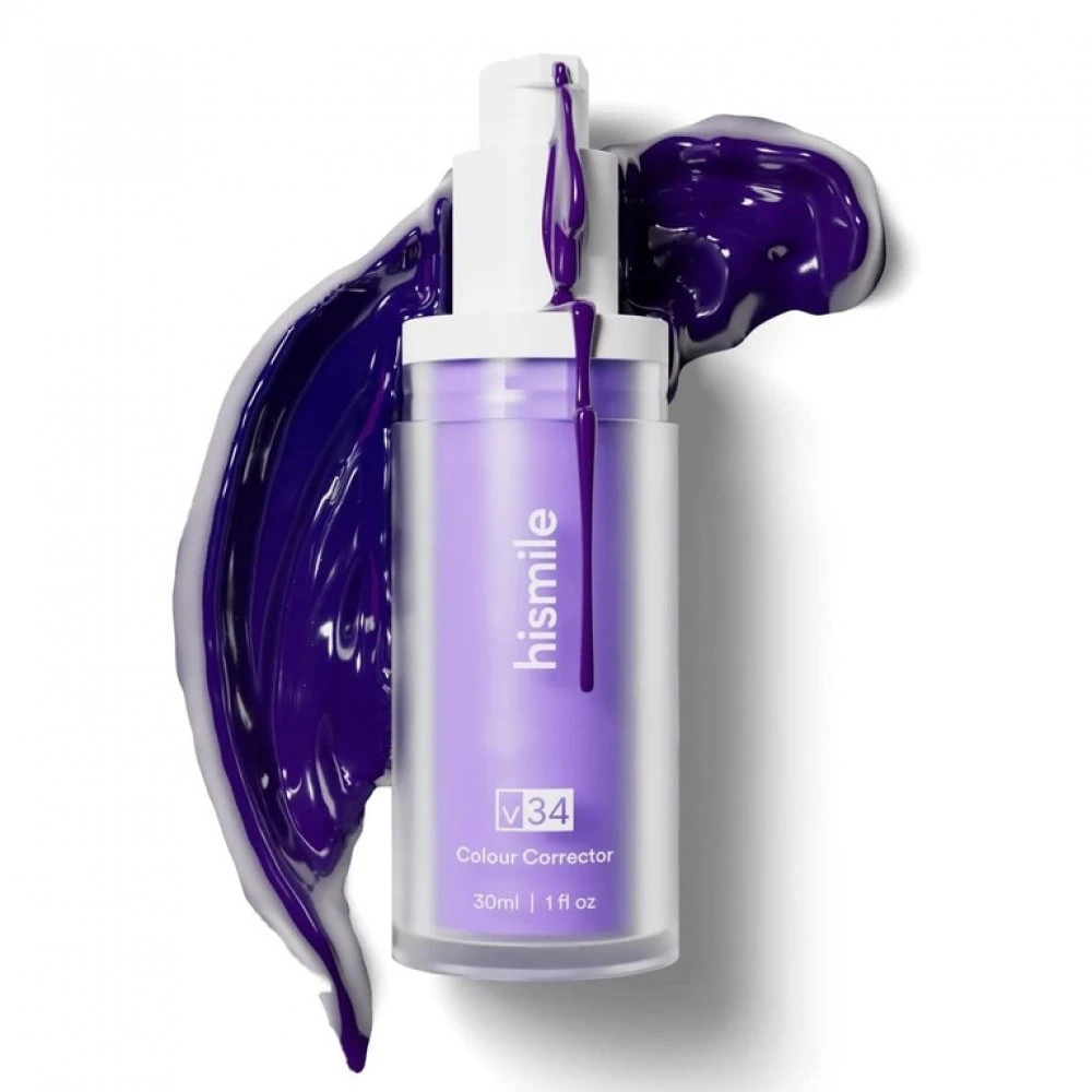 Hismile V34 dantų spalvą koreguojantis serumas 30 ml