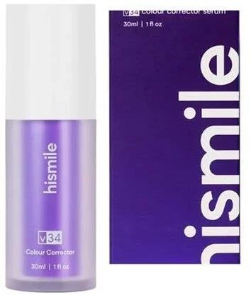 Hismile V34 dantų spalvą koreguojantis serumas 30 ml